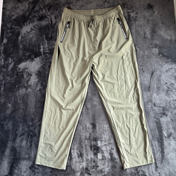 The Unbranded Brand Pants - Womens Olive Green Casual Track Pants Athletic Sportswear Lounge Pants Size 6XL